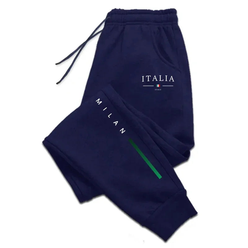 New in Mens Sweatpants Printed Casual Trousers Outdoors Fitness Sports Jogging Mens Pants Daily Running Pants Fashion Streetwear