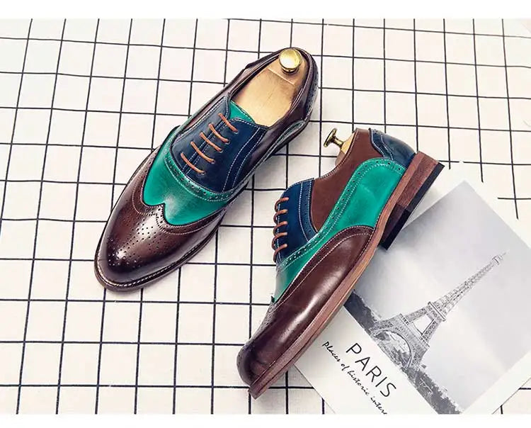High Quality Business Formal Leather Shoes Mens Casual Dress Shoes Classic Italian Formal Oxford Elegant Shoes Men Office Shoes