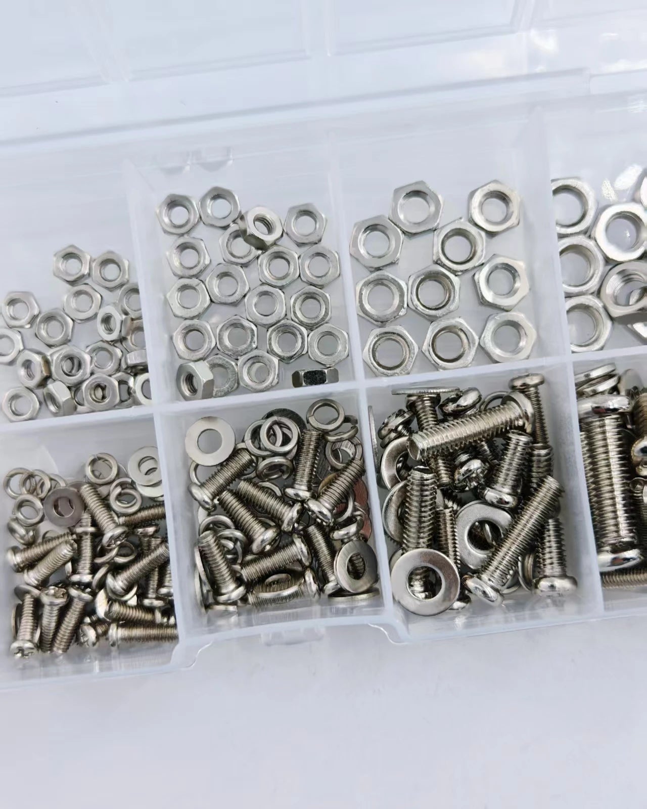 Hex Nuts and Bolt Set - 320 pieces/120 pieces, durable M2 - M5 metric size, universal hardware kit for DIY projects and repairs