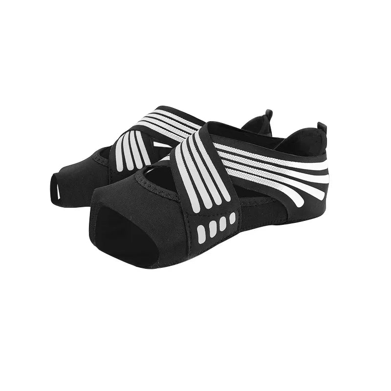 Women's Yoga Shoes with Soft Soles Pilates Shoes Five-Toe Training Yoga Socks Dance Shoes Backless Sock Footwear
