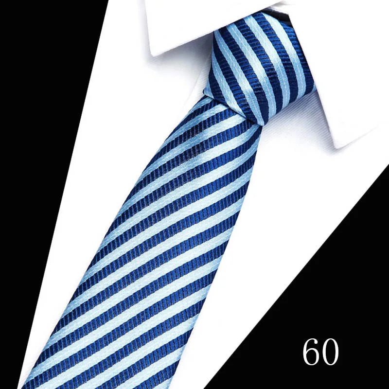 Hot Sale Necktie Man 7.5 cm Silk Tie Solid Color Gravatas Suit Accessories Fit Wedding Holiday Party