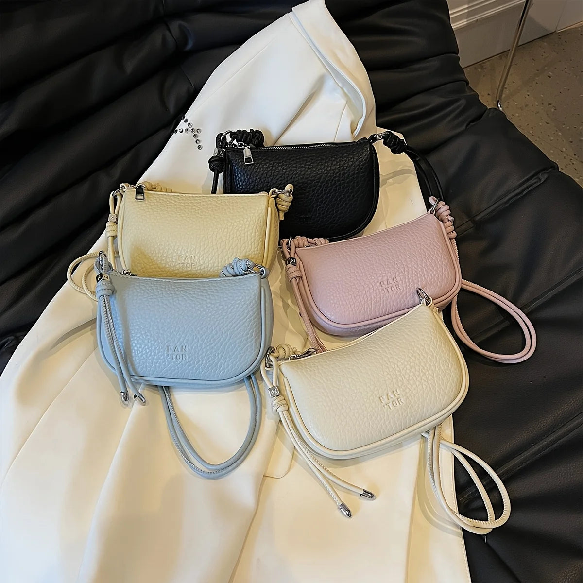 Ladies' Crossbody Bag Is Fashionable, Versatile, Solid Color, Exquisite Design, Suitable for Daily Commuting, Casual Shoulder Bag