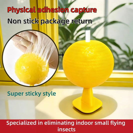 Sticky insect ball solid fly trap household small flying insect sticky ball specially used for indoor and outdoor sticky traps