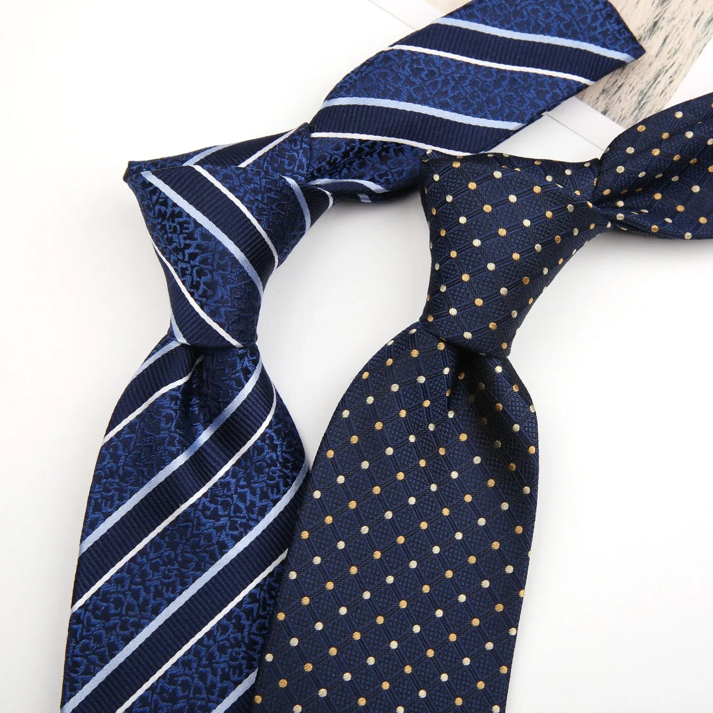 8cm Adult Silk Neckties for Mens Suits Wedding Neck Ties Retro Striped Corbatas Gravata Neckwear Gentleman Gravatas Tie