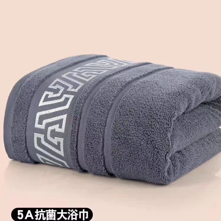 380g new pure cotton thick bath towel 70*140 soft absorbent no shedding color