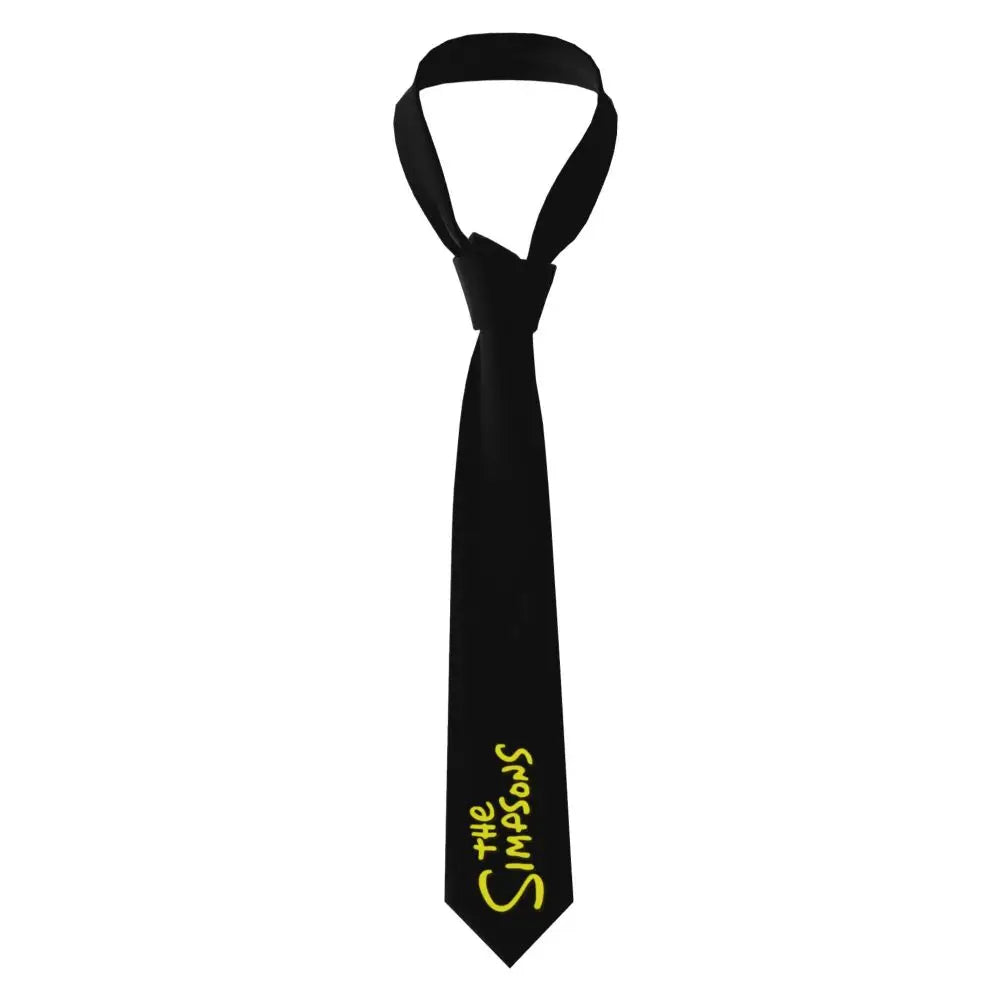 Personalized The S-Simpsones Homer Neck Ties Men Formal Silk Wedding Neckties