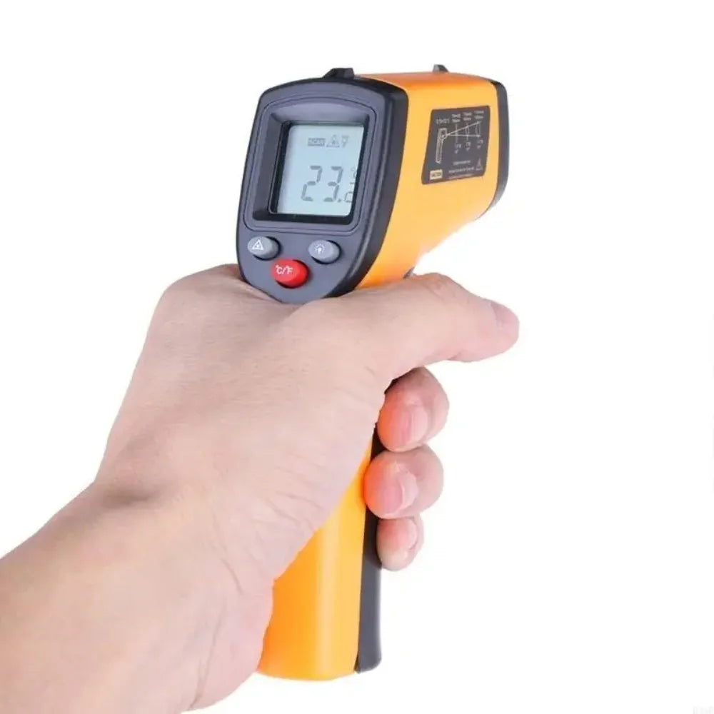 Handheld LCD Infrared Thermometer Laser Positioning Convertible Units Non-contact Thermometer Professional Accurate