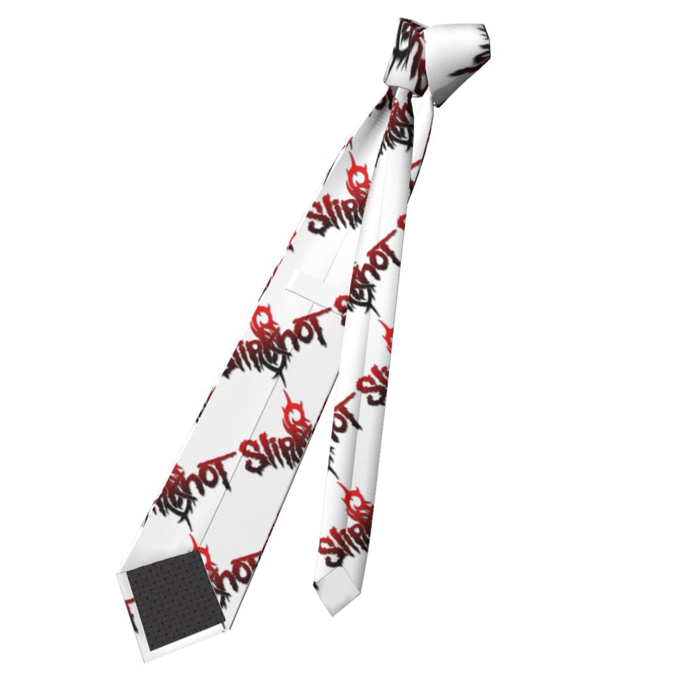 Slipknots Neckties Men's Customized Silk Heavy Metal Rock Music Gift Neck Tie for Office