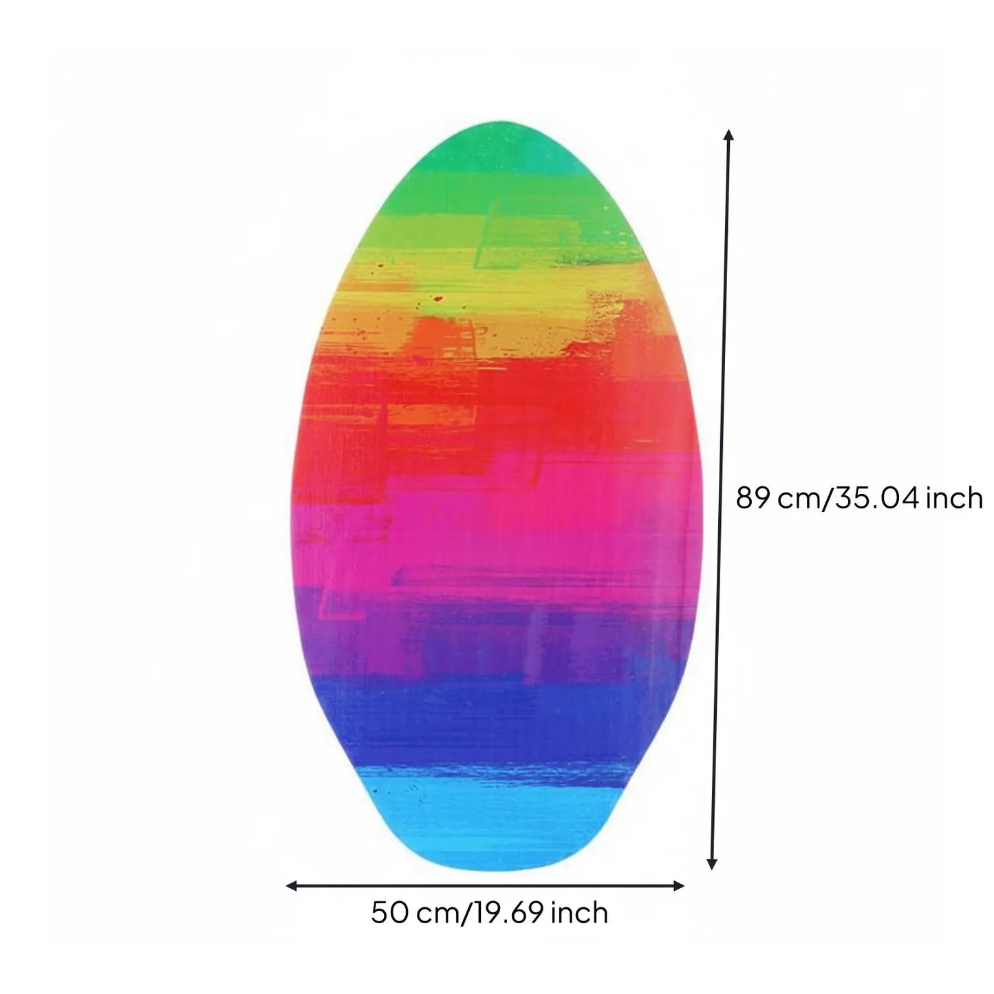 Skimboard for Beach Lightweight Durability Wooden Water Surfboard Wood Body Board for Beginners Teenagers All Skimming Kids