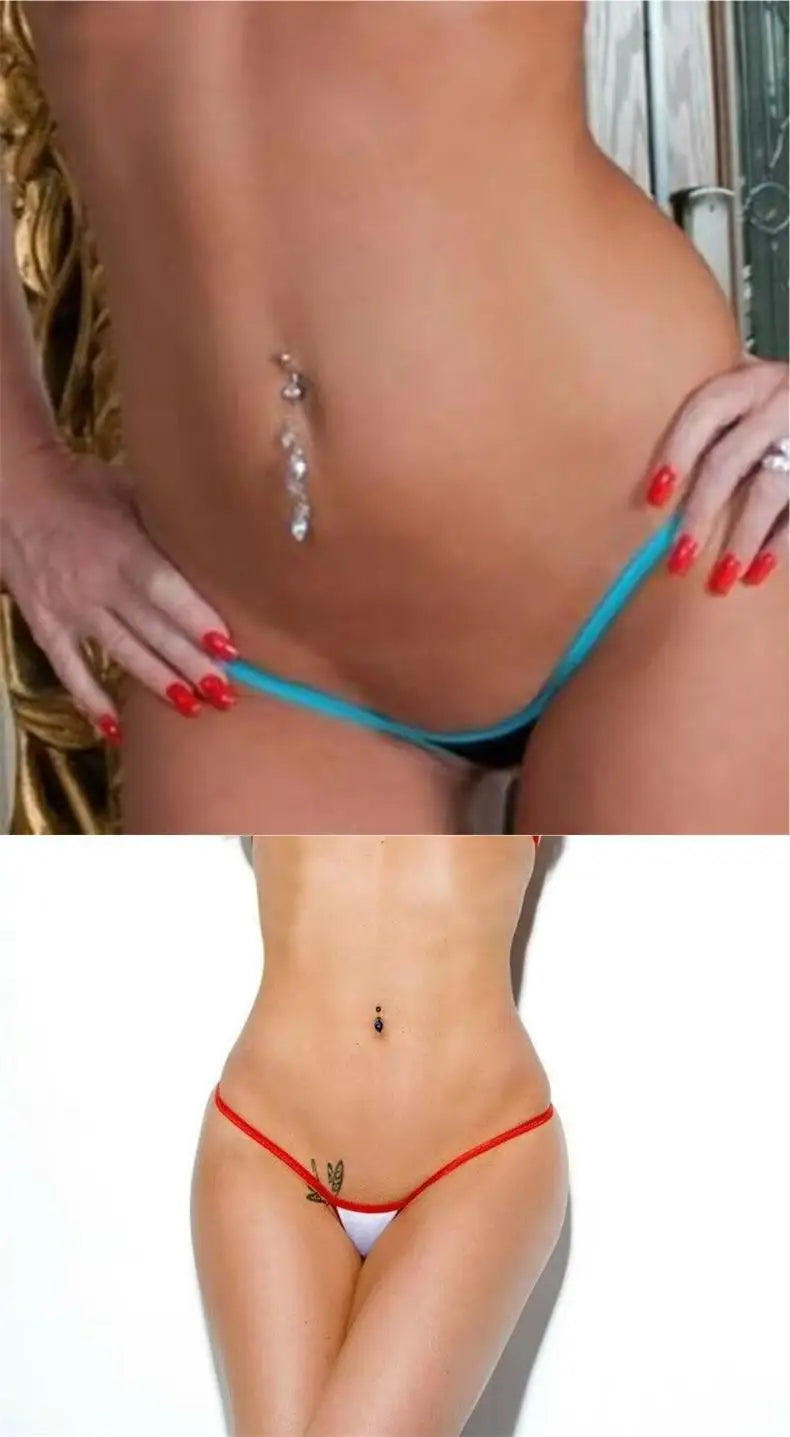 Women Panties Lingerie Sexy Thongs Low-Rise Thin Block Sexy G-string Female Women Thong Skinny for Daily Wear Women Panties