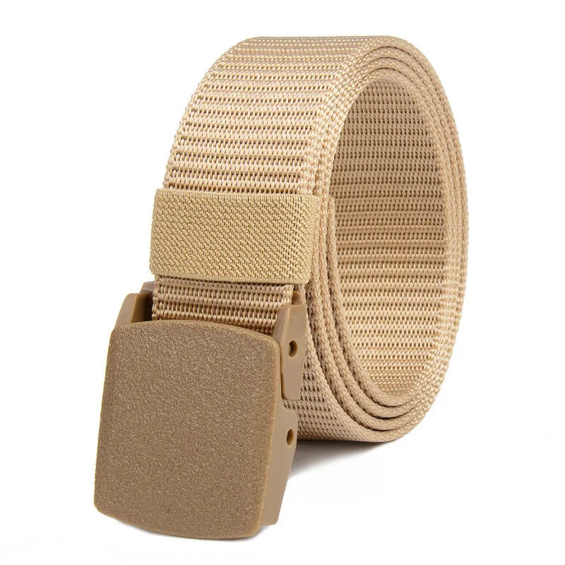 Men Women Jeans Belts 120cm With Buckle Adjustable Belt Metal Free Belts Outdoor Hunting Multifunctional Tactical Canvas Belt