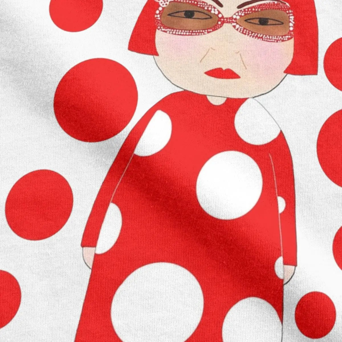 Men's Yayoi Kusama T Shirt Cotton Clothing Unique Short Sleeve Crew Neck Tees New Arrival T-Shirt