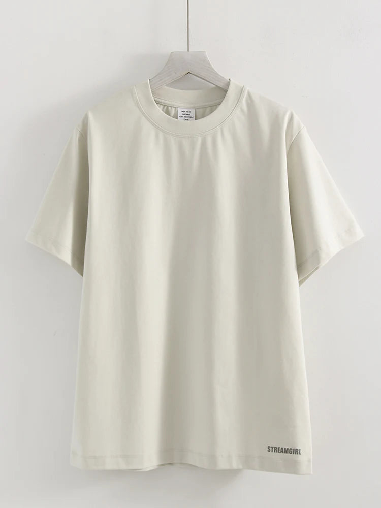 Summer Women T Shirts Oversized Cotton White Short Sleeve Baggy Tops For woman Summer Plain Loose Pink Tshirt Oversize Blue