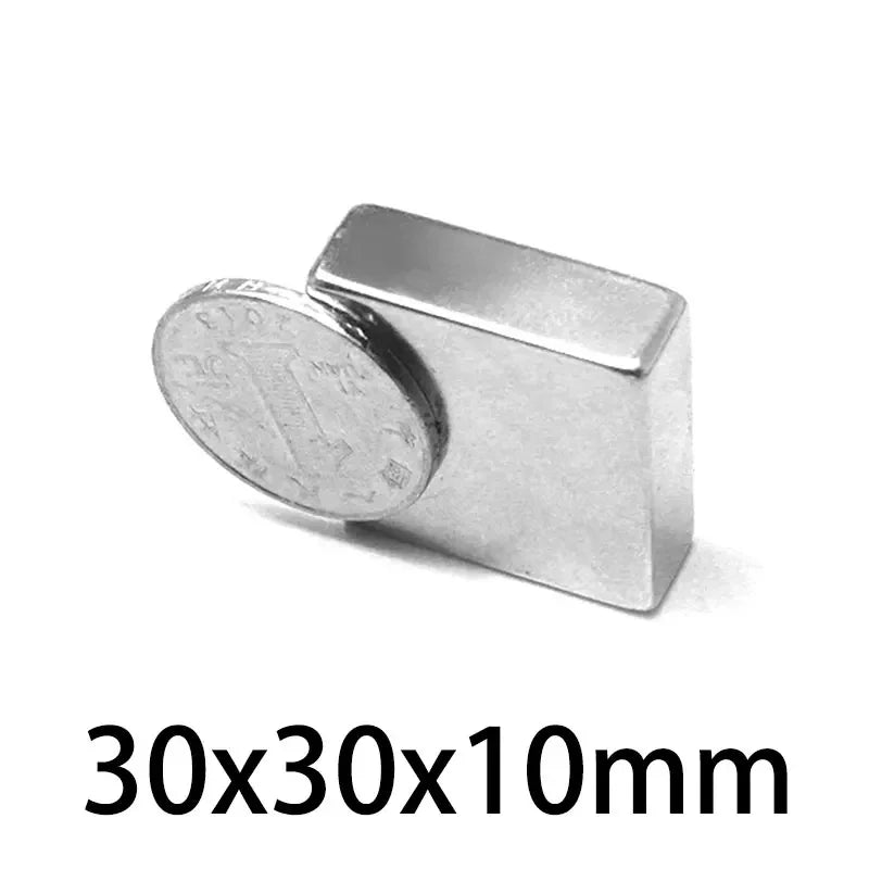 30x30x10mm Round Magnets 30x30x10mm Strong Powerful Magnetic for Fridge,DIY,Building,Scientific,Craft,Education