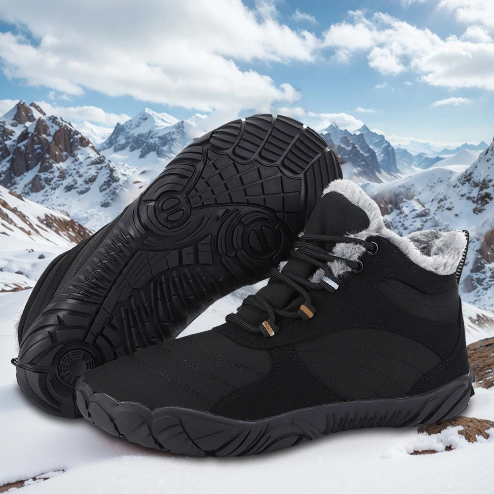 Winter Footwear Barefoot Boots Waterproof Snow Sneakers for Women Men