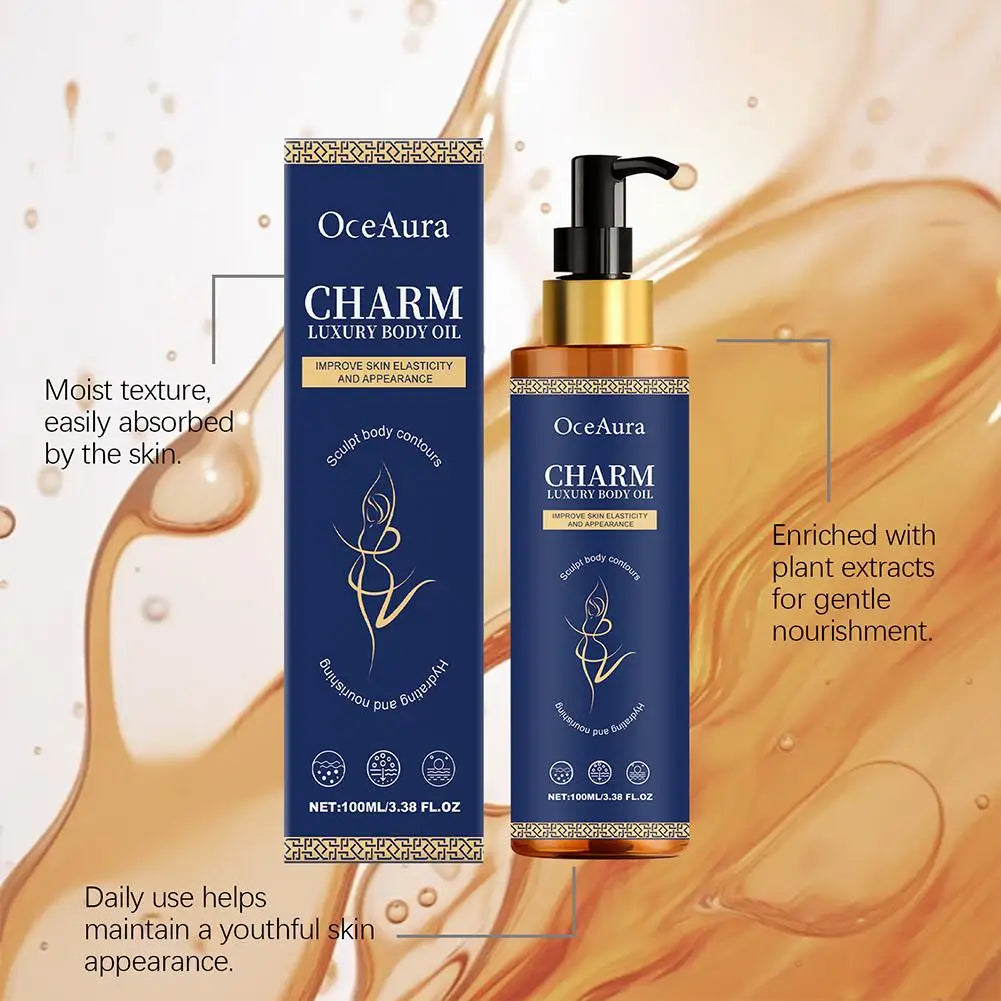 OceAura Natural Plant Oil Body Oil Moisturizes Softens Skin Reduce Cellulite Leaving Supple Gentle Refreshing Smooth Non-sticky