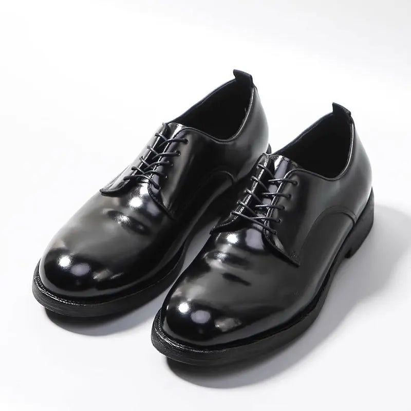 Men's Luxury Horsehide Oxford Shoes - Handcrafted Goodyear Welt Dress Shoes for Business/Wedding, Premium Formal Leather Shoes w