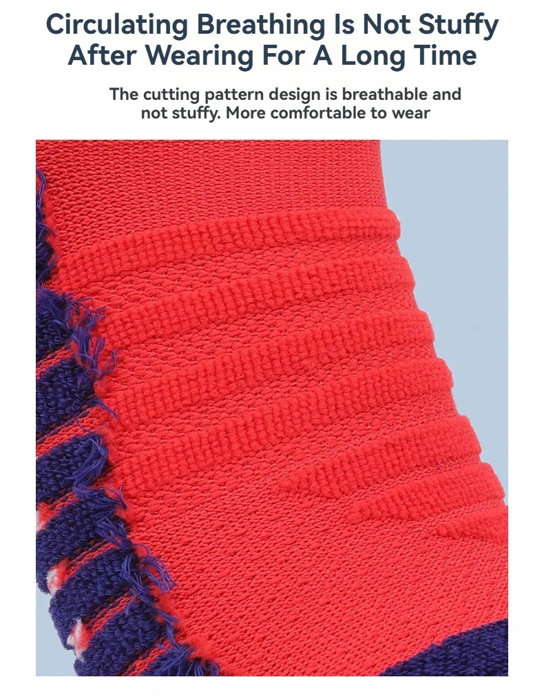 Football Socks For Football Stars Men's Special Anti Slip Thick Towel Bottom Midsole Practical Sweat Absorbing Sports