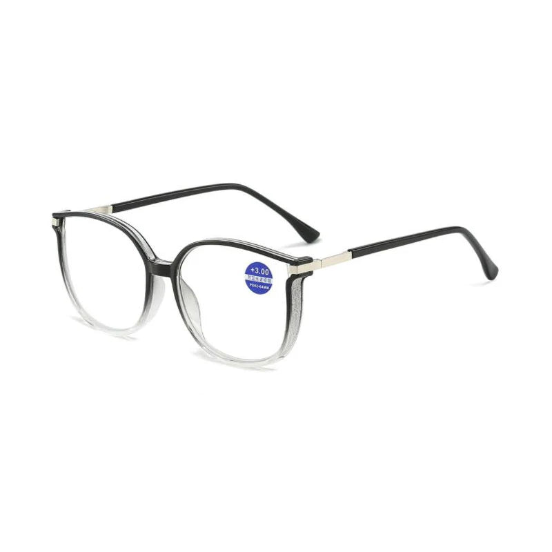 Reading Glasses Women Men Square Prescription Lenses Multifocal Eyeglasses Anti-blue Light Computer Eyewear Frames
