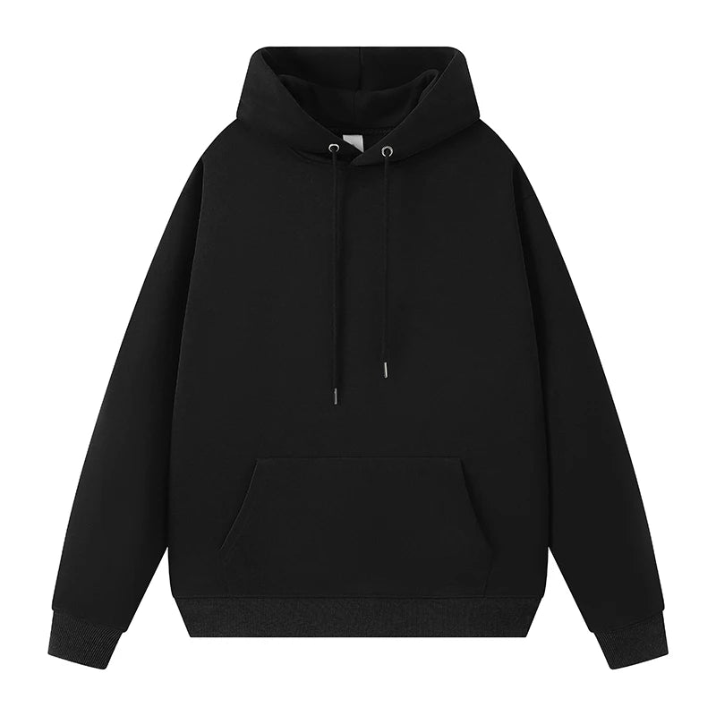 Spring Autumn Unisex Hooded Sweatshirt Men Hoodies Casual Loose Solid Hip Hop Pullover Sweatshirts Mens Streetwear Hoodies