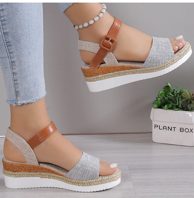 Fashion Shoes Sandals Women Wedge Sandals For Women Casual Women's Sandals Elegant Soft Female Zapatos De Mujer Footwear