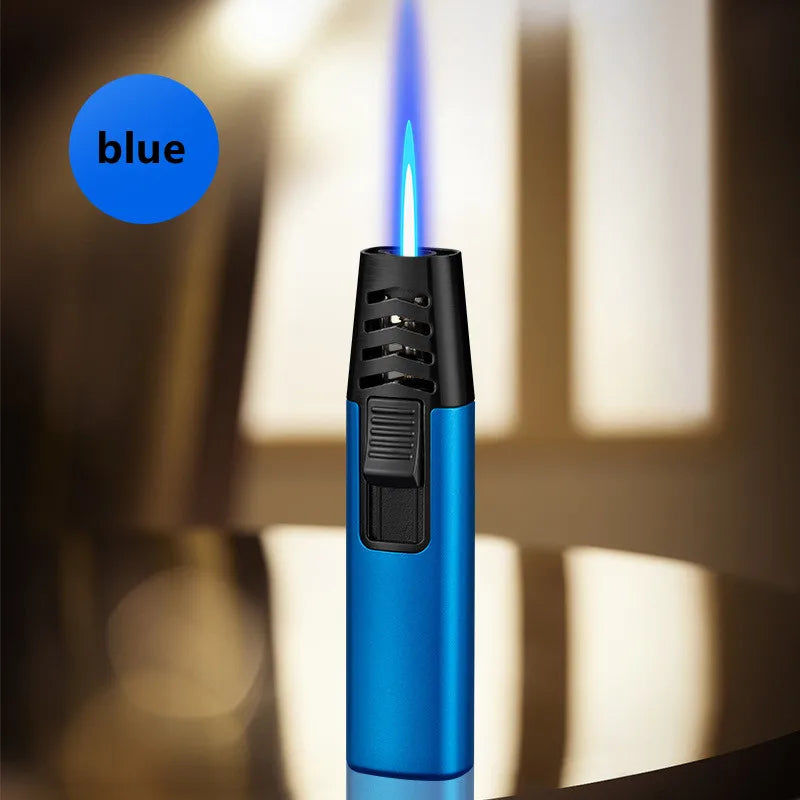 Metal Gradual Change Spray Gun Lighter Kitchen Lighter Household Small Tools Lighter BBQ Outdoor Lighter Practical Gadgets Gifts