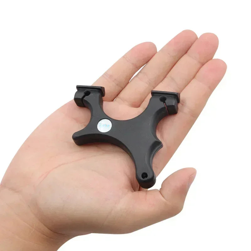 Slingshot for Kids Adult Powerful Catapult Outdoor Powerful Hunting Flat Leather Card Ball Rubber Band Archer Pocket placement