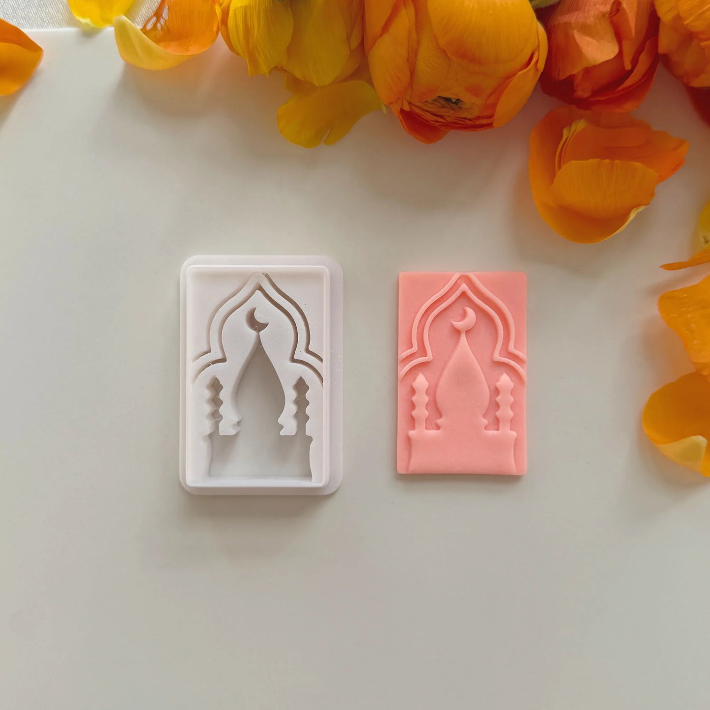Arabesque Polymer Clay Cutter Islamic Cutting Mold Temple Mosque Ramadan Style Cutters Arabian 3D Cutters 3D Clay Cutter