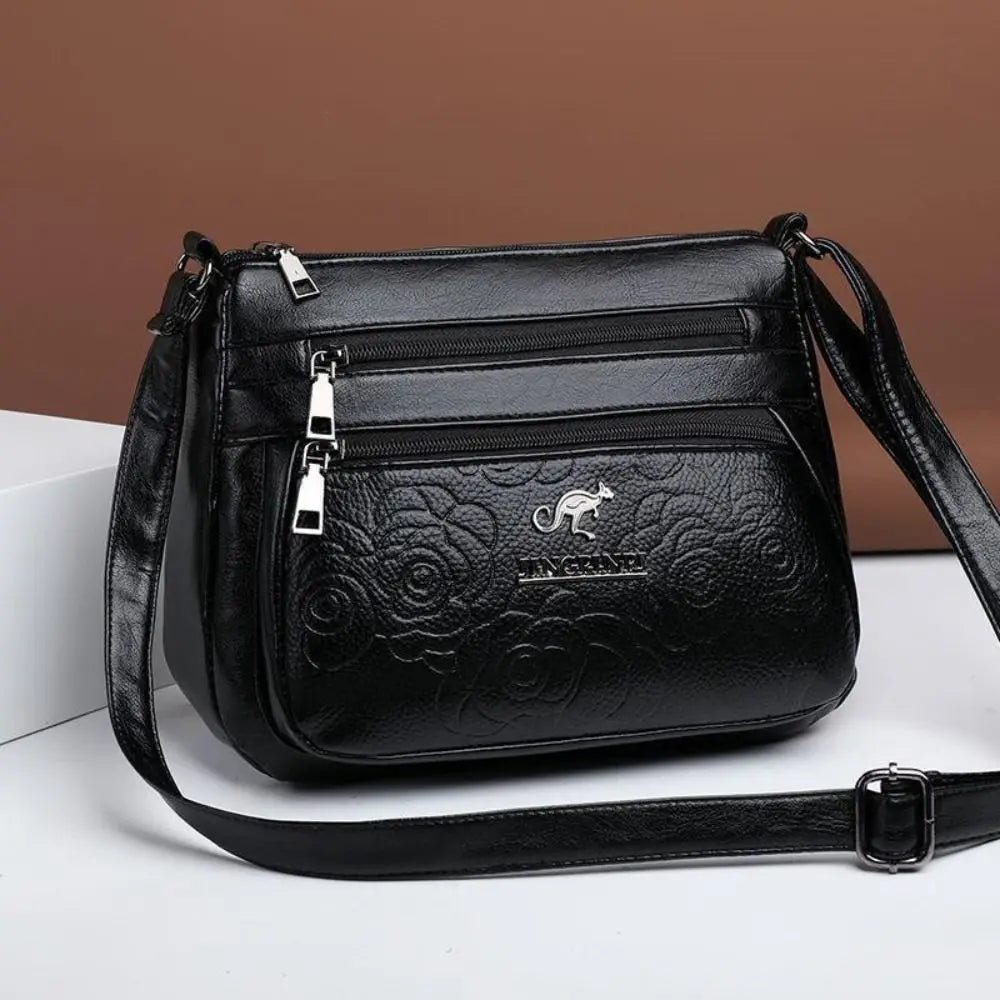 Women's Bag Middle-aged Bag Mother's Bag Fashion Multi-layer Large Capacity Single Shoulder Mother-in-law Buy Vegetable Bag