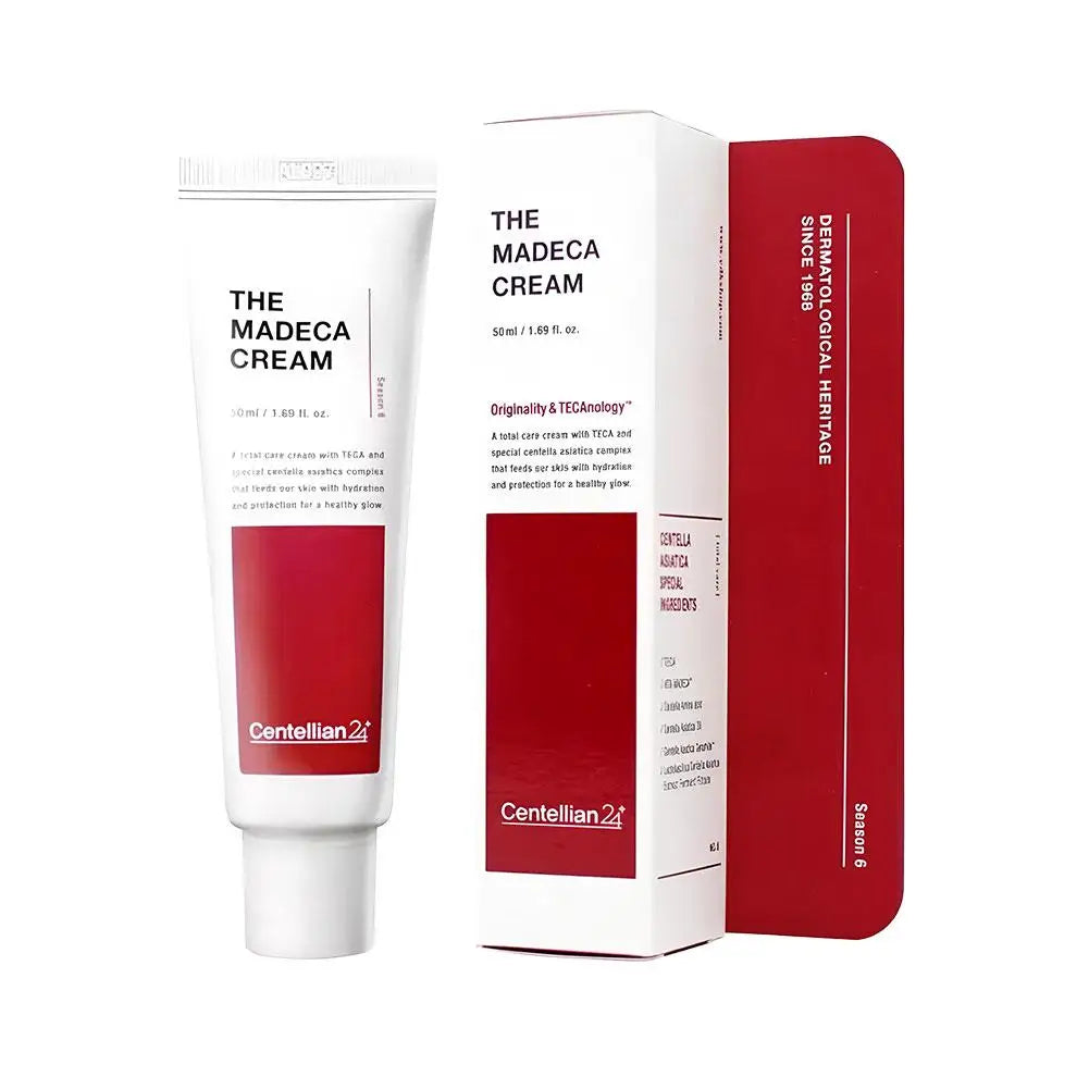 Korean Madeca Time Reverse Advanced Cream - Centella Asiatica Face Repair Moisturizing Lightweight Fast-Absorbing Skin Care