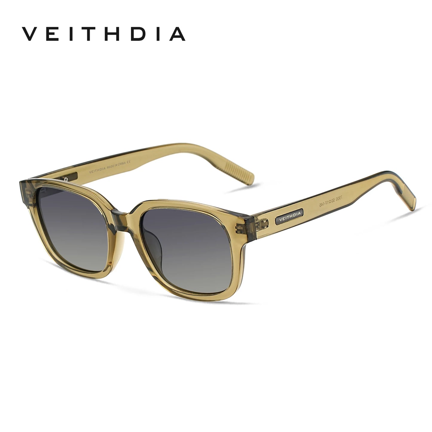 VEITHDIA Polarized Fashion Classic Sunglasses Photochromic Gradient UV400 Protection Outdoor Sun Glasses for Men And Women 7900