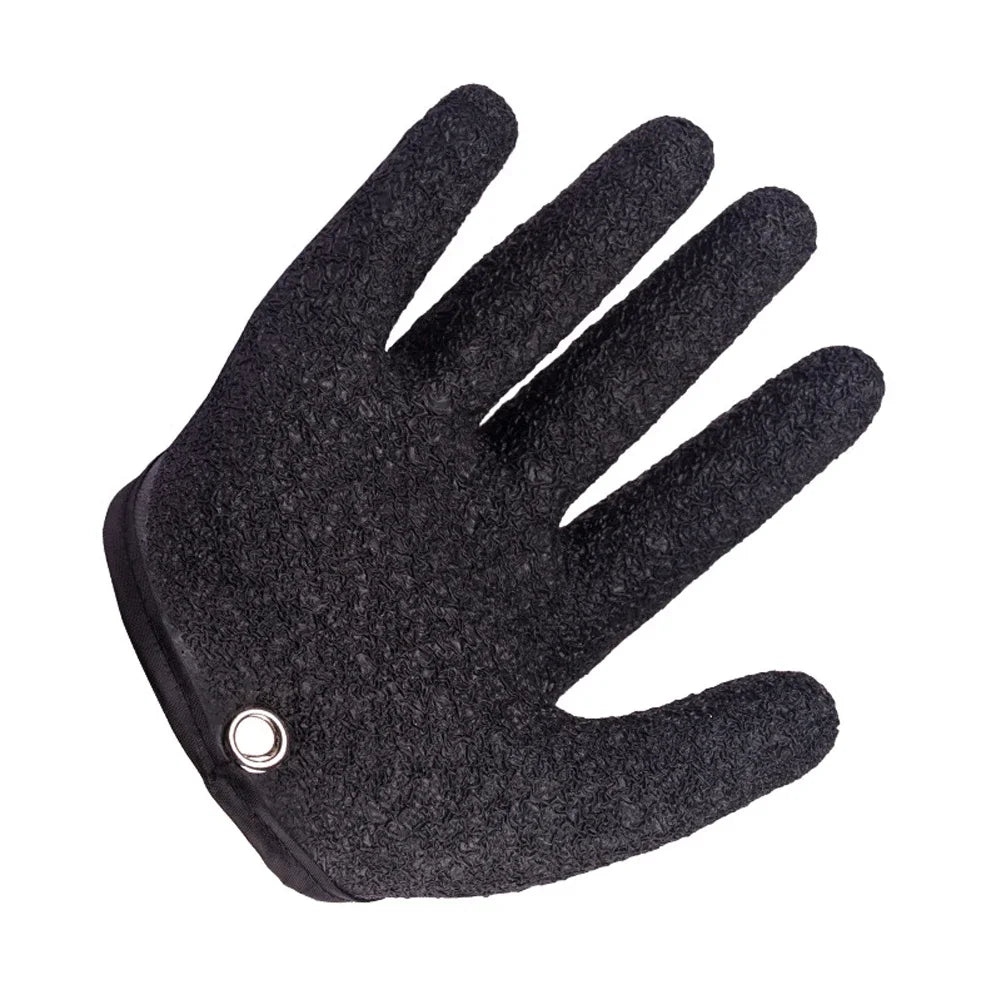 Anti-Slip Full Finger Fishing Gloves Cutproof Durable Work Gloves Fisherman Protect Hand Fish Grab Latex Hunting Gloves