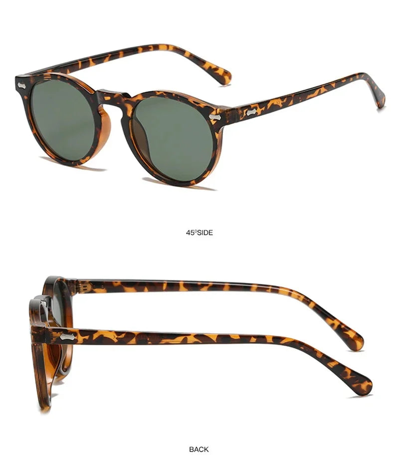 New Retro Polarized Sunglasses Men Women Fashion Small Round Sun Glasses For Male Female Literary Vintage Shades Driving Eyewear