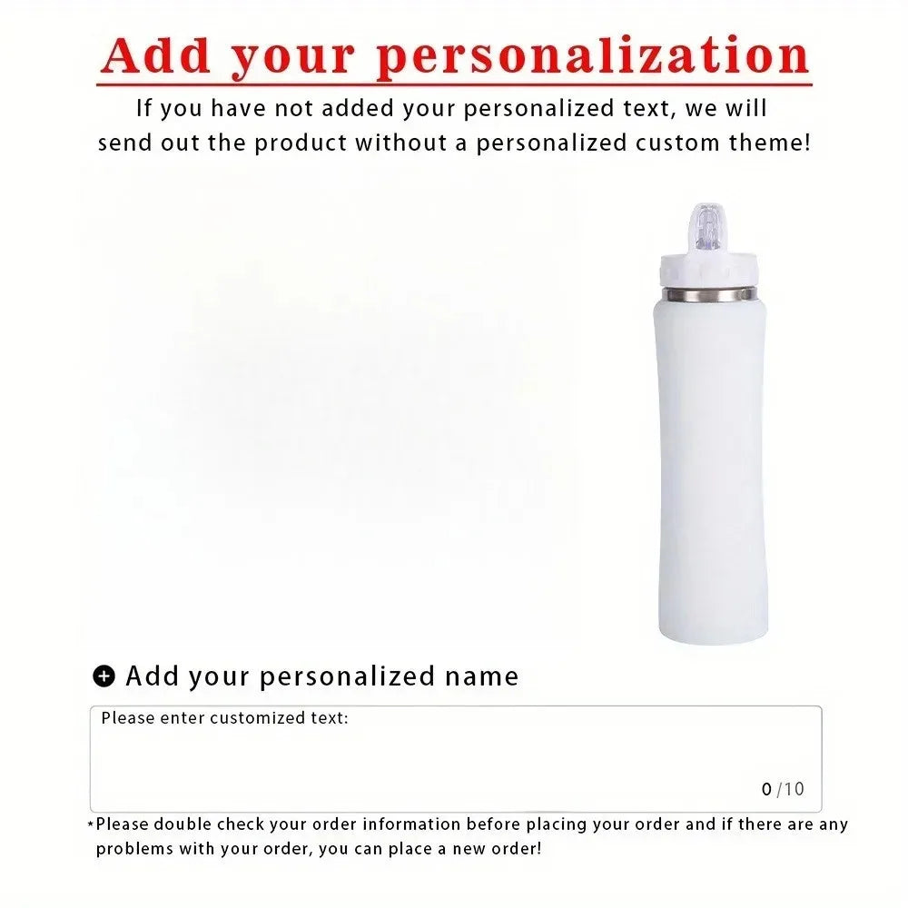 Customize Insulated Stainless Steel Water Bottle with Straw - Ideal for Outdoor Leakproof & BPA-Free Perfect Gift for Men & Wome