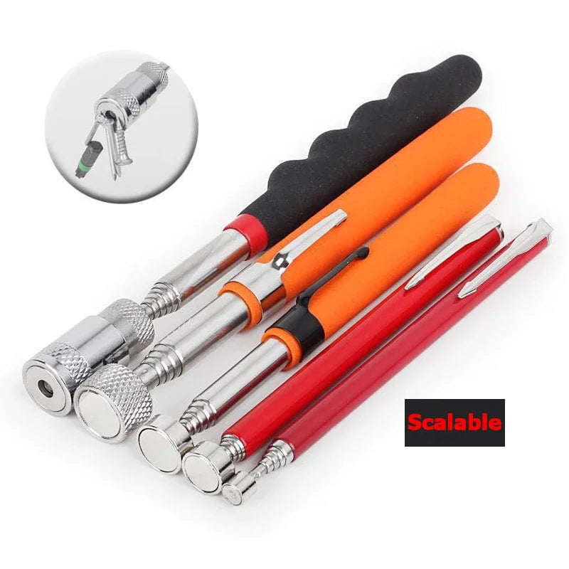 Telescopic magnetic pen mini portable retractable pick-up rod can pick up nuts and bolts convenient tool