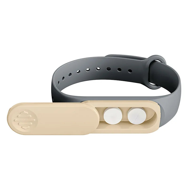 Ultra Portable Medicine Box Wristband with 360° Rotation and Lock a Portable Medicine Storage Box for the Elderly and Children