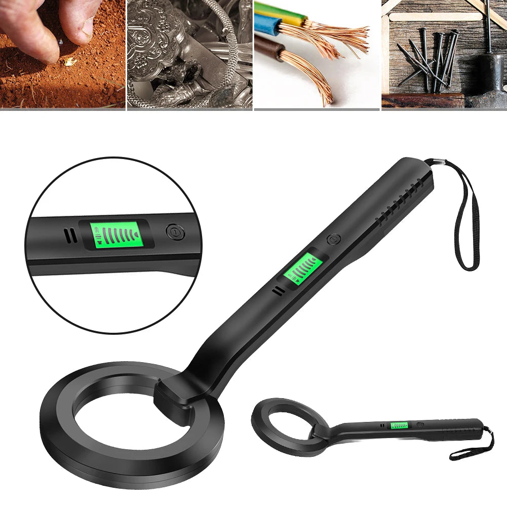 Metal Detector Gold Silver Detector Gold Search Treasure Getector Gold Finder 360 Degree Handheld Alarm Coil Metal Detect Tool
