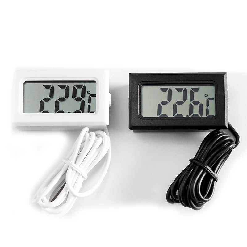LCD Digital Thermometer For Freezer Temperature -50~110 Degree Refrigerator Fridge Thermometernd Outdoor Waterproof Probe