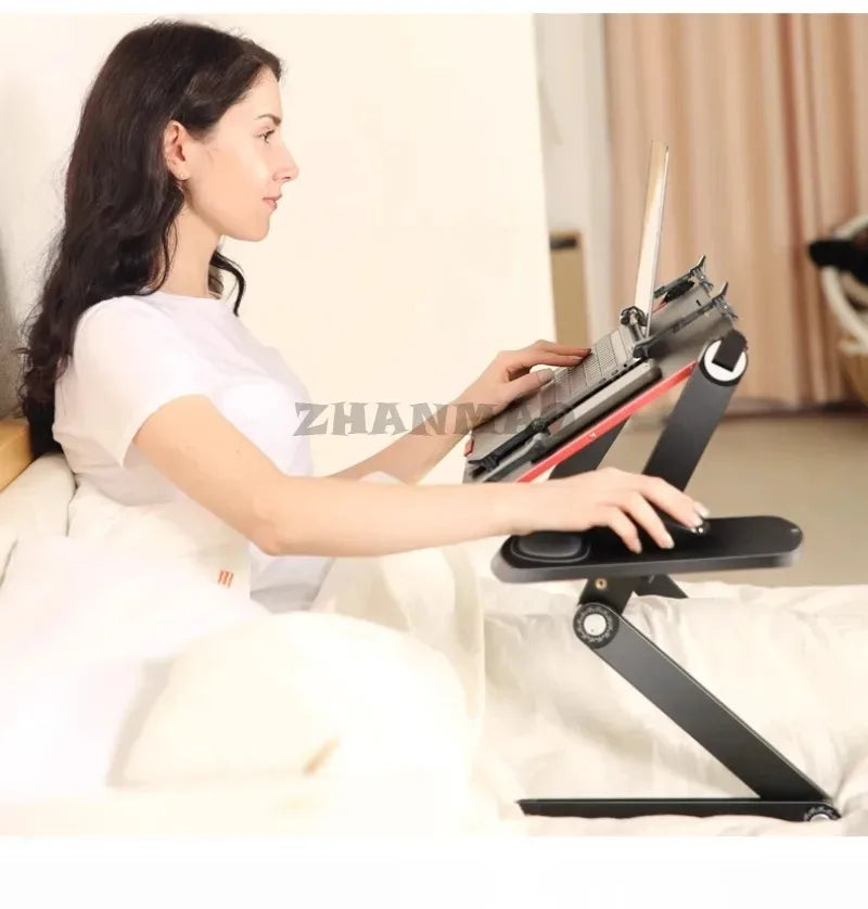 Laptop desk, foldable tablet stand, adjustable and movable
