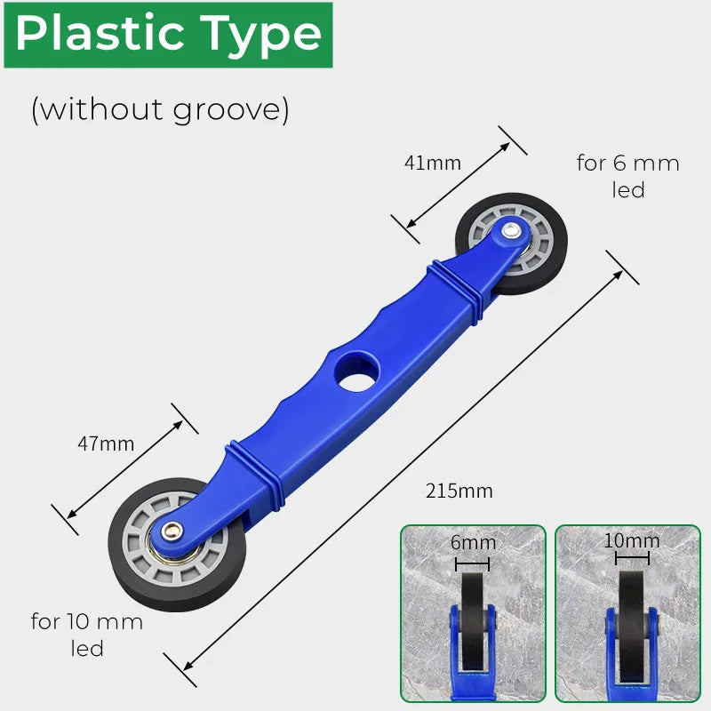 LED Light Strip Installation Roller Tool for 6mm/8mm/10mm COB SMD  Linear Aluminum LED Profile Hard Bar Light Fixture Baseboard