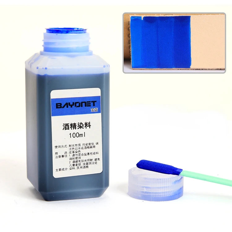 100ml 16 Color Leather Alcohol Dye Can Be Diluted Dyeing Paint DIY Leather Products Vegetable Tanning Repair Refurbished Dyeing