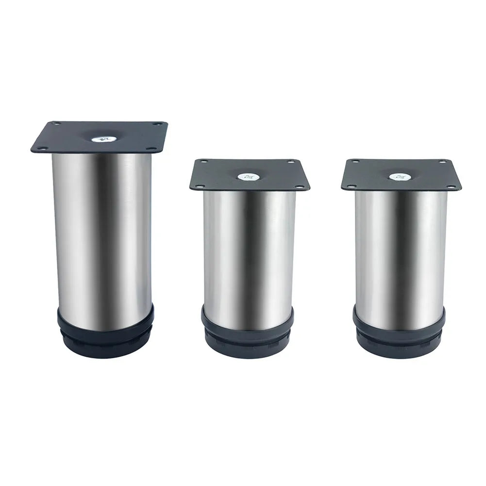 1Pcs 60mm-150mm Furniture Adjustable Cabinet Legs Stainless Steel Furniture Legs Cabinet Table Sofa Bed Feet Furniture Legs Feet