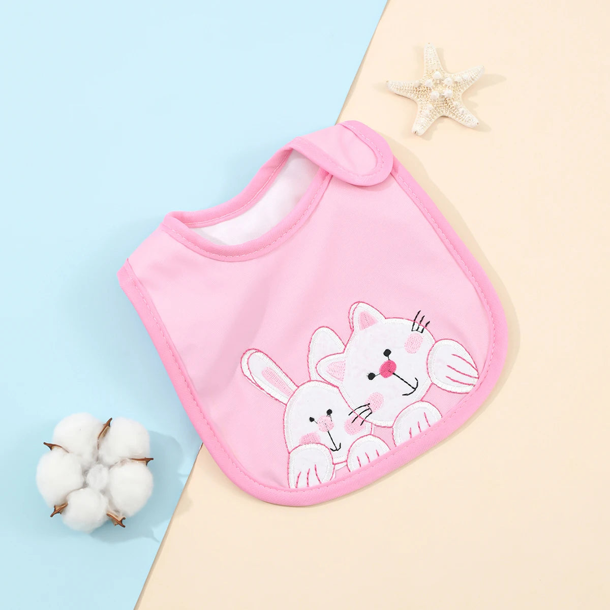 Baby Girl Boy Feeding Bibs Waterproof Apron Cartoon Towel Kids Toddler Dinner baberos Bandanas Burp Cloths