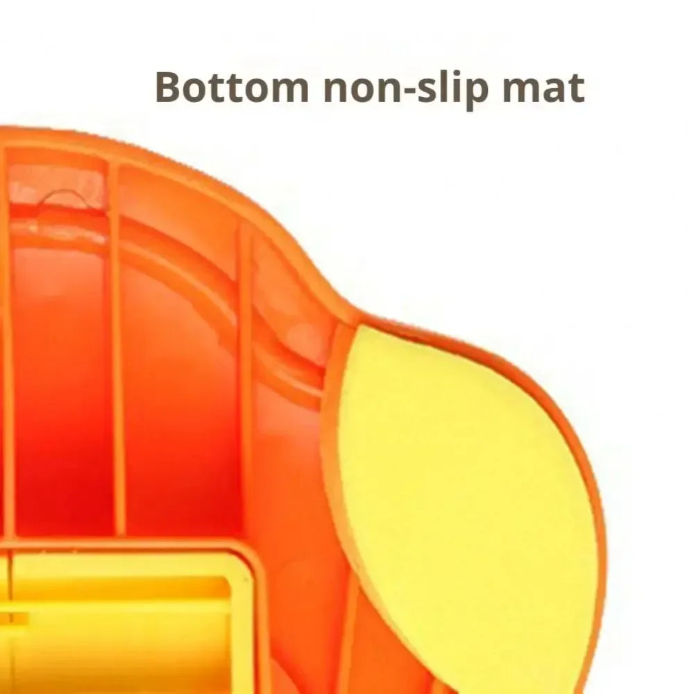 Cartoon Duck Pet Automatic Feeder Exercise Dog Intelligence Interactive Dog Food Dispenser Cat Dog Leakage of Toy Food Utensils