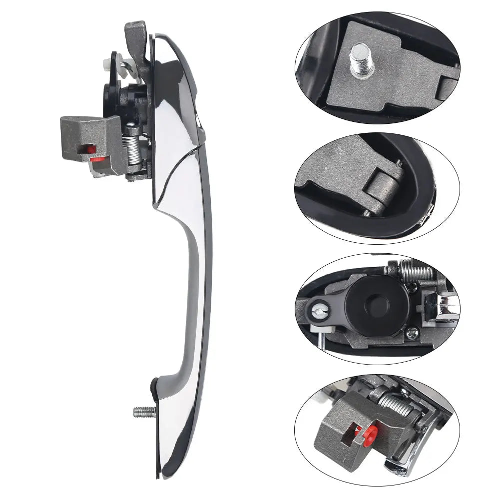 Car Left ＆ Right Door Outer Handle Drivers Side Exterior For Fiat 500 2021-2018 Auto Parts 68069943AC 68069942AC