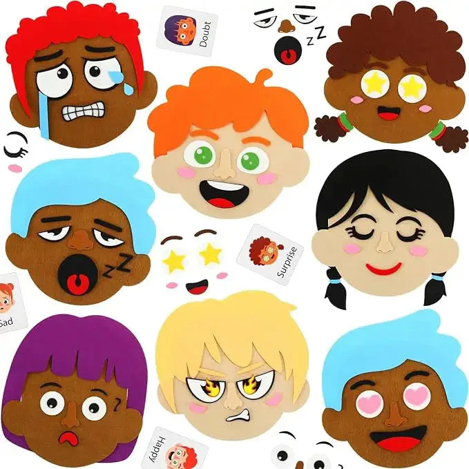 Social Emotional Games for Kids & Toddlers Family Feelings Board Games Autism Sensory Toy Preschool Learning Toys for Boys Girls