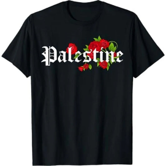 Palestine Gaza Palestine Flag Arabic T-Shirt Summer Breathable Camisetas O-neck Short-sleeve Fit Sweatshirt for Daily Wear