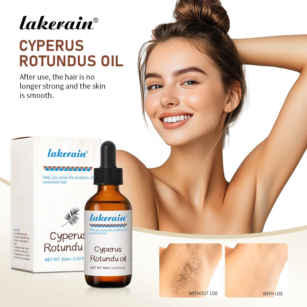 Cyperus Rotundus Oil Inhibit Hair Growth Reducing Redness Armpit Legs Arms Body  Deeply Moisturize Nourish Repair Skin Unisex