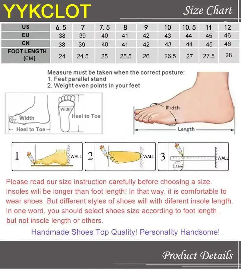 New Men's Shoes Italian Formal Shoes Oxford Men's Handmade Genuine Leather Business Party Shoes 36-49