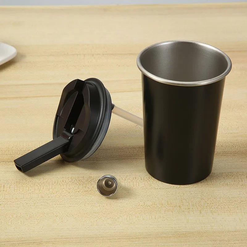 1 Pc Versatile Water Drinking Cups Portable Hookah Outdoor Shisha Stainless Steel Bottles Sheesha Smoking Tool for Dropshipping